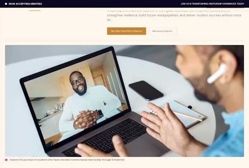 Cover image for Webflow Website & UI Design for Mentorvist (Figma + Dev)