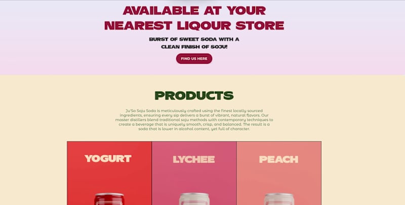 Cover image for For Juso, I tried making the website look fun and interactiv...