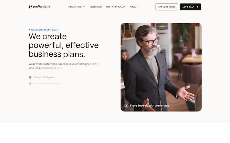 Cover image for Business Consultation Website – Webflow Design & Dev 