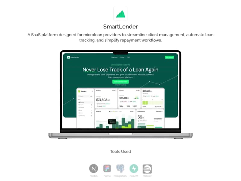 Cover image for SmartLender - SaaS Web Application