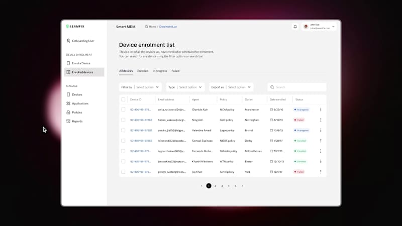 Cover image for Smart MDM - Mobile Device Management for African Telcos