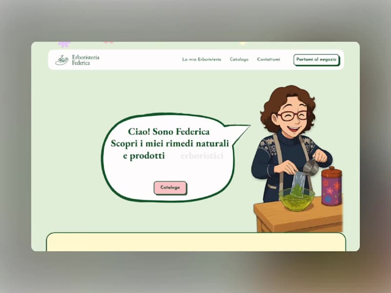 Cover image for Federica's Herbal Shop Brand & Web Design