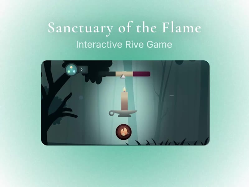 Cover image for For this @Rive x @Contra HQ Challenge, I wanted to explore a...