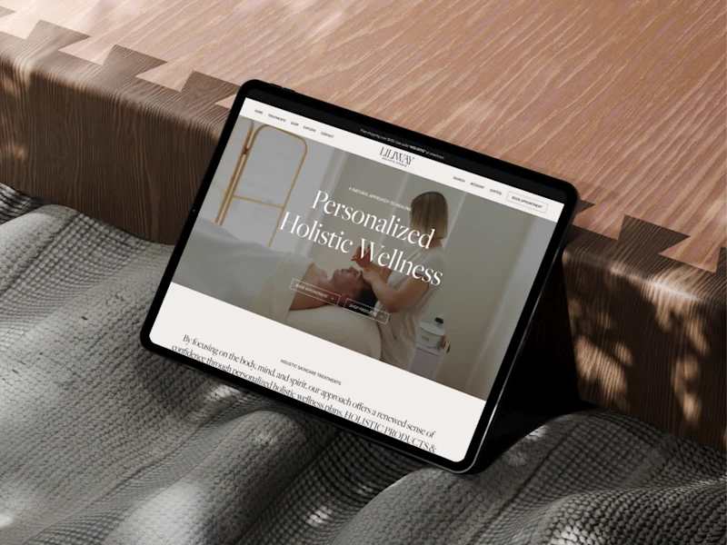 Cover image for UX/UI Design for Liliway Holistic Studio