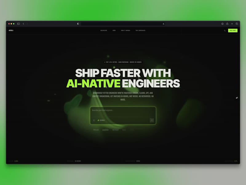 Cover image for The First AI-Native Engineer Marketplace