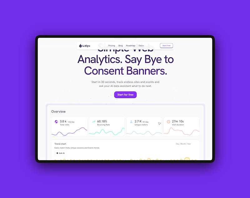 Cover image for Litlyx: Designing a Product-Focused Site with the Founder