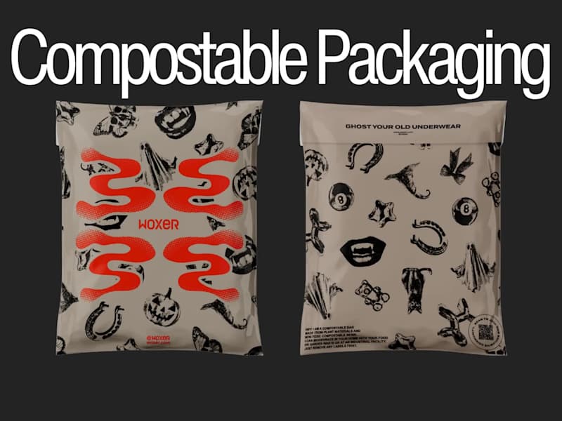 Cover image for Seasonal Compostable Shipping Bags / Packaging Design