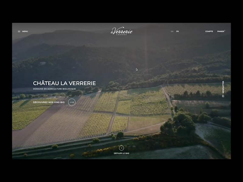 Cover image for Château la Verrerie Shopify Migration and eCommerce Redesign