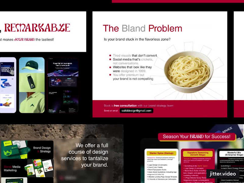 Cover image for Culinary-Concept Pitch Deck Design for Saltd