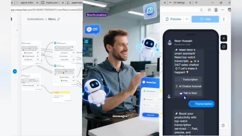 Cover image for ManyChat Automation + AI Chatbots