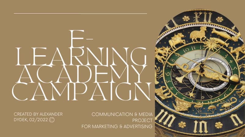 Cover image for E-LEARNING ACADEMY CAMPAIGN