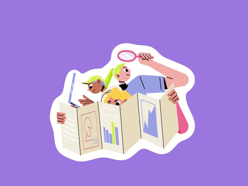 Cover image for "Research Team": Searching Group Character Animation