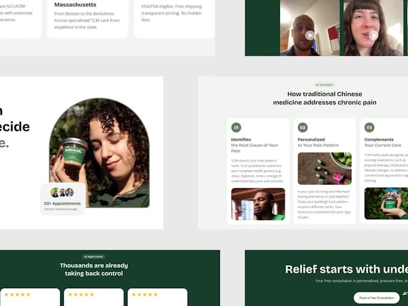 Cover image for Conversion-Focused Landing Page Redesign for Jadewell