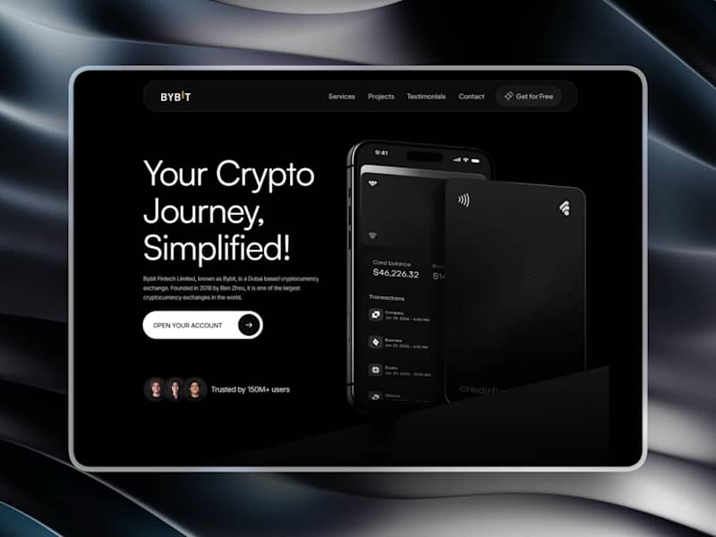 Cover image for High-Converting Landing Page for Bybit