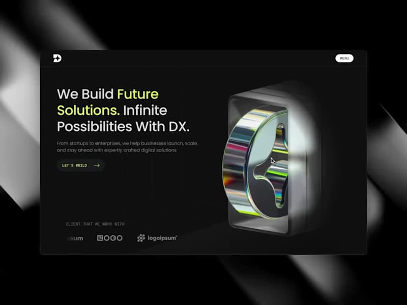 Cover image for DX Studio – Landing Page Redesign and Development