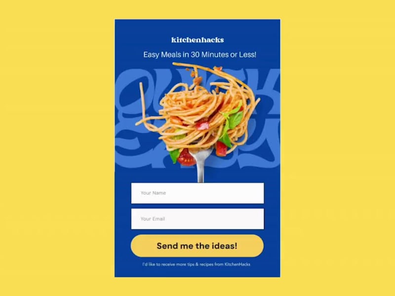 Cover image for Email Marketing Opt-in Popup