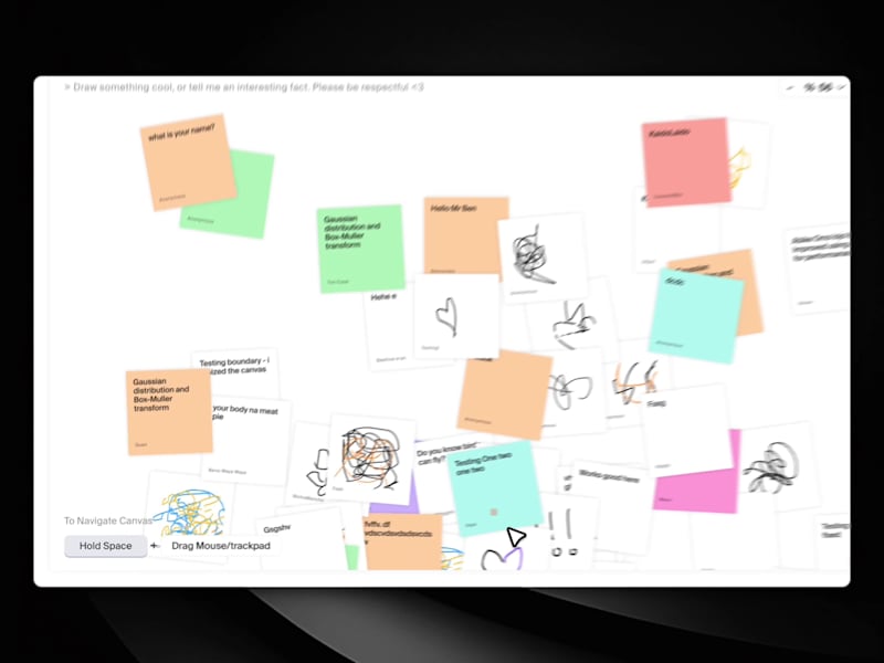 Cover image for WIP 🚧 - Interactive canvas [whiteboard] ✨🤌🏽