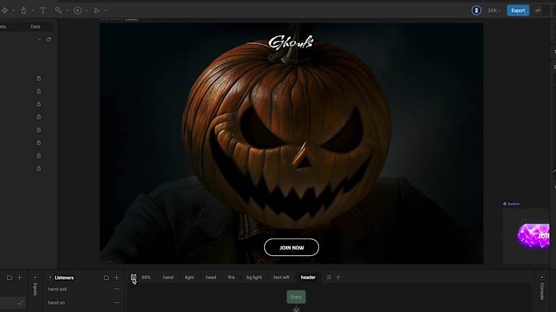 Cover image for Interactive Halloween Hero