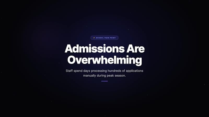 Cover image for We Built an AI Admissions