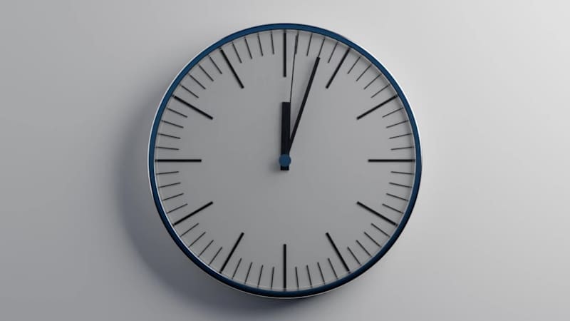 Cover image for A minimal clock concept modeled