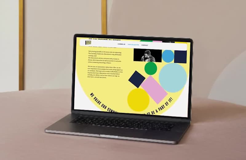 Cover image for Visual Identity & Website for The Comedy Clubhouse