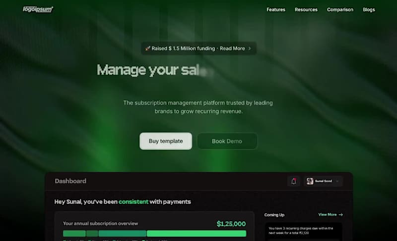 Cover image for Another framer template glimpse Check it out today🙌🏼 https...