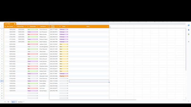 Cover image for Lead Management Automation