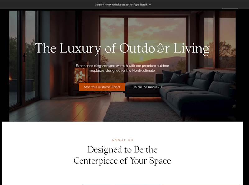 Cover image for Foyer Nordic website design and