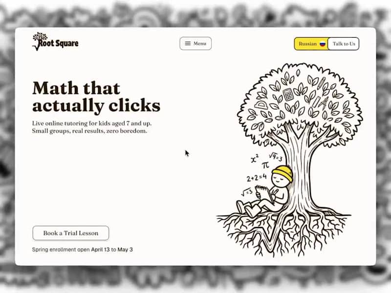 Cover image for Hand-drawn math platform where formulas