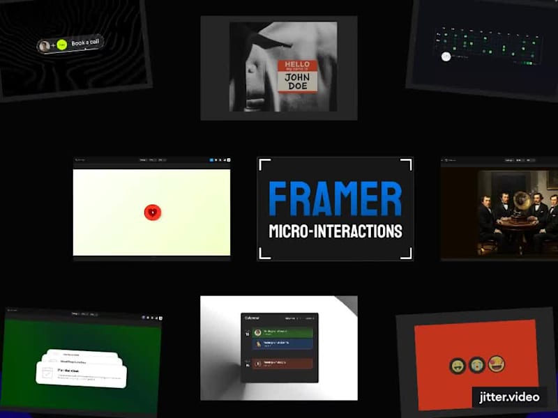 Cover image for Framer — Micro-interactions Projects