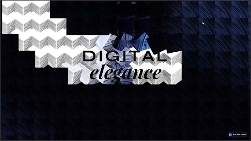 Cover image for Interactive Cubes Hero Section Design