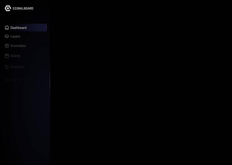 Cover image for Signalboard dashboard in motion.