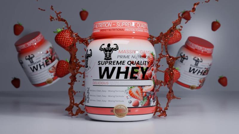Cover image for 3D Animated Protein Powder Project