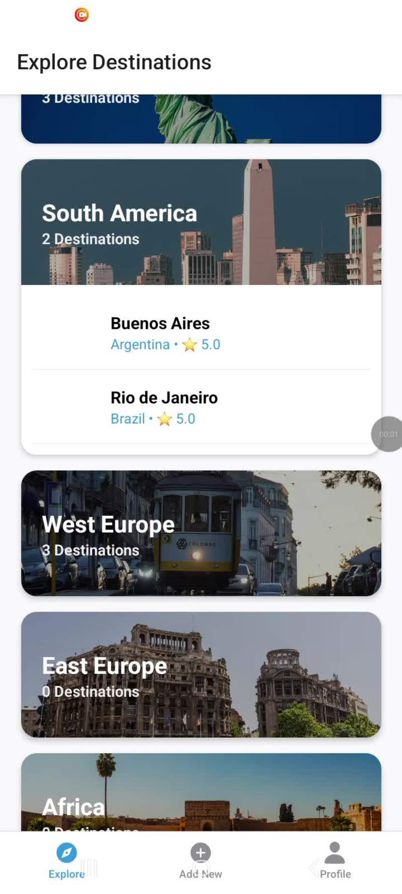 Cover image for Discover Momentum Travel: Mobile App for Travel Reviews & Di...