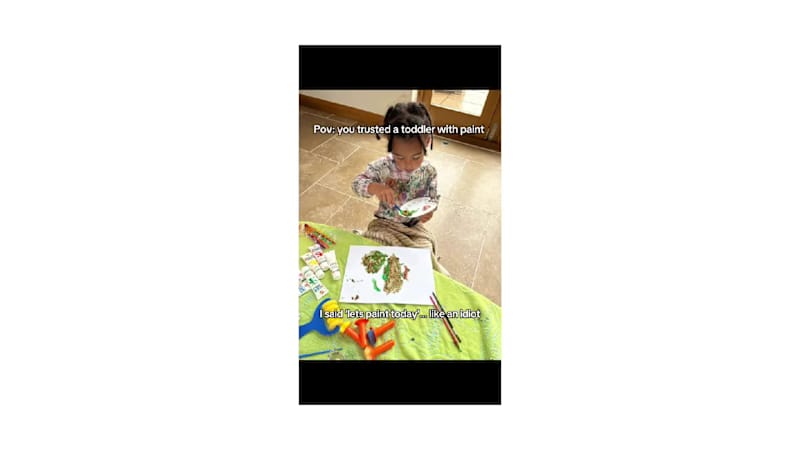 Cover image for Toddler painting & craft video 