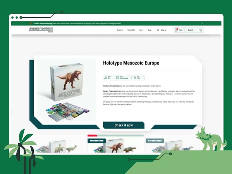Cover image for Quick preview of new BrexWerx ecommerce home page 🦖