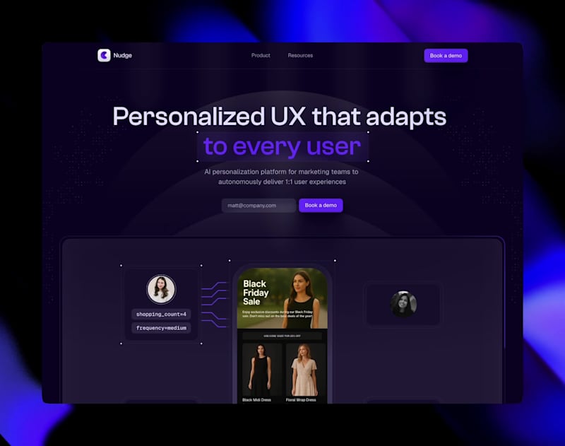 Cover image for Nudge - Website Design and Development