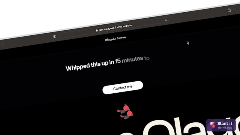 Cover image for Recently made a framer portfolio to get the framer expert ba...