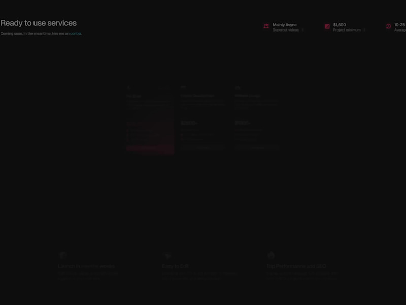 Cover image for Pricing Section. Showcase animated with Jitter