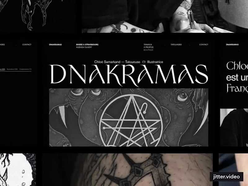 Cover image for Dnakramas's Portfolio Website — Tattoo Artist & Illustrator