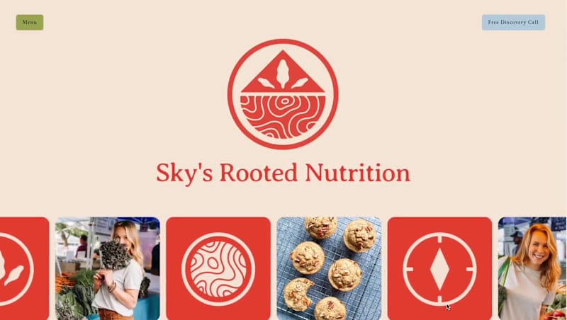Cover image for Sky's Rooted Nutrition - Website
