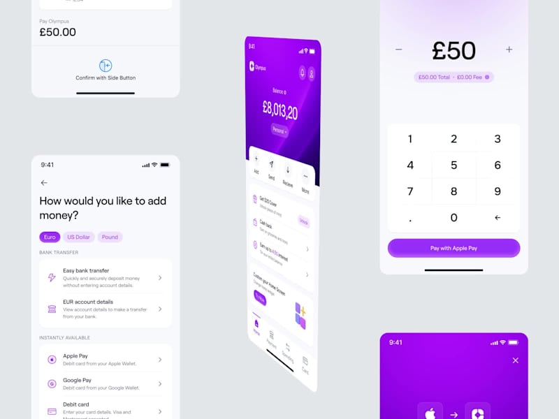 Cover image for Olympus Mobile Wallet App Development