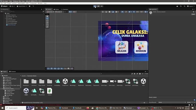 Cover image for Space-Themed Educational Game Design