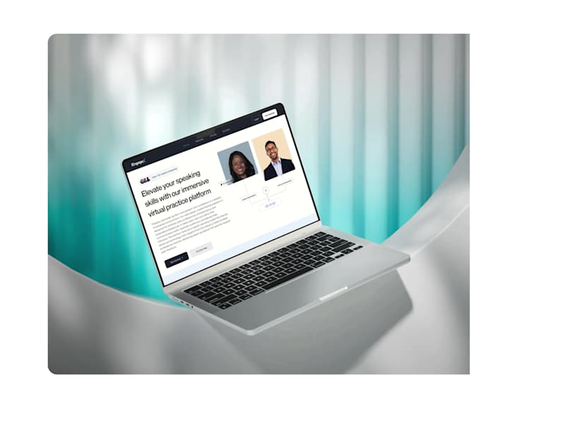 Cover image for Website Design & UX Design- Engage X AI SaaS Project