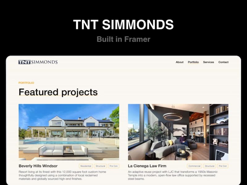 Cover image for TNT Simmonds Digital Presence Project