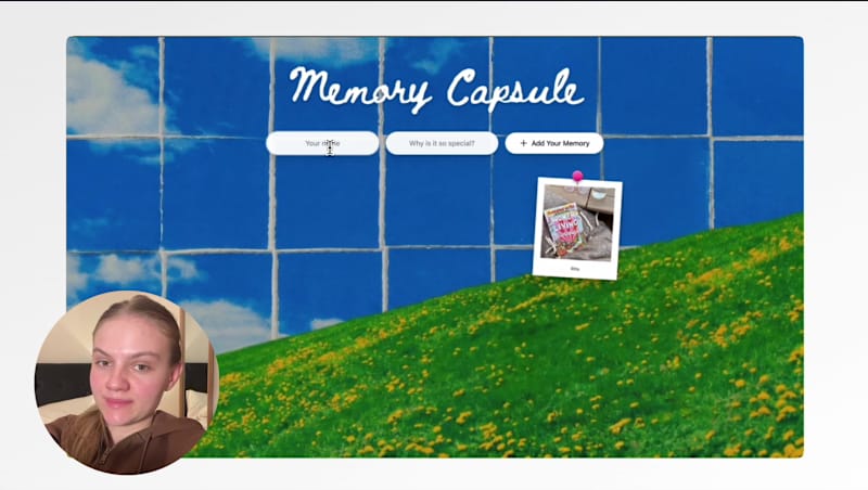 Cover image for Memory Capsule (https://memory-capsule.figma.site)
It’s a space