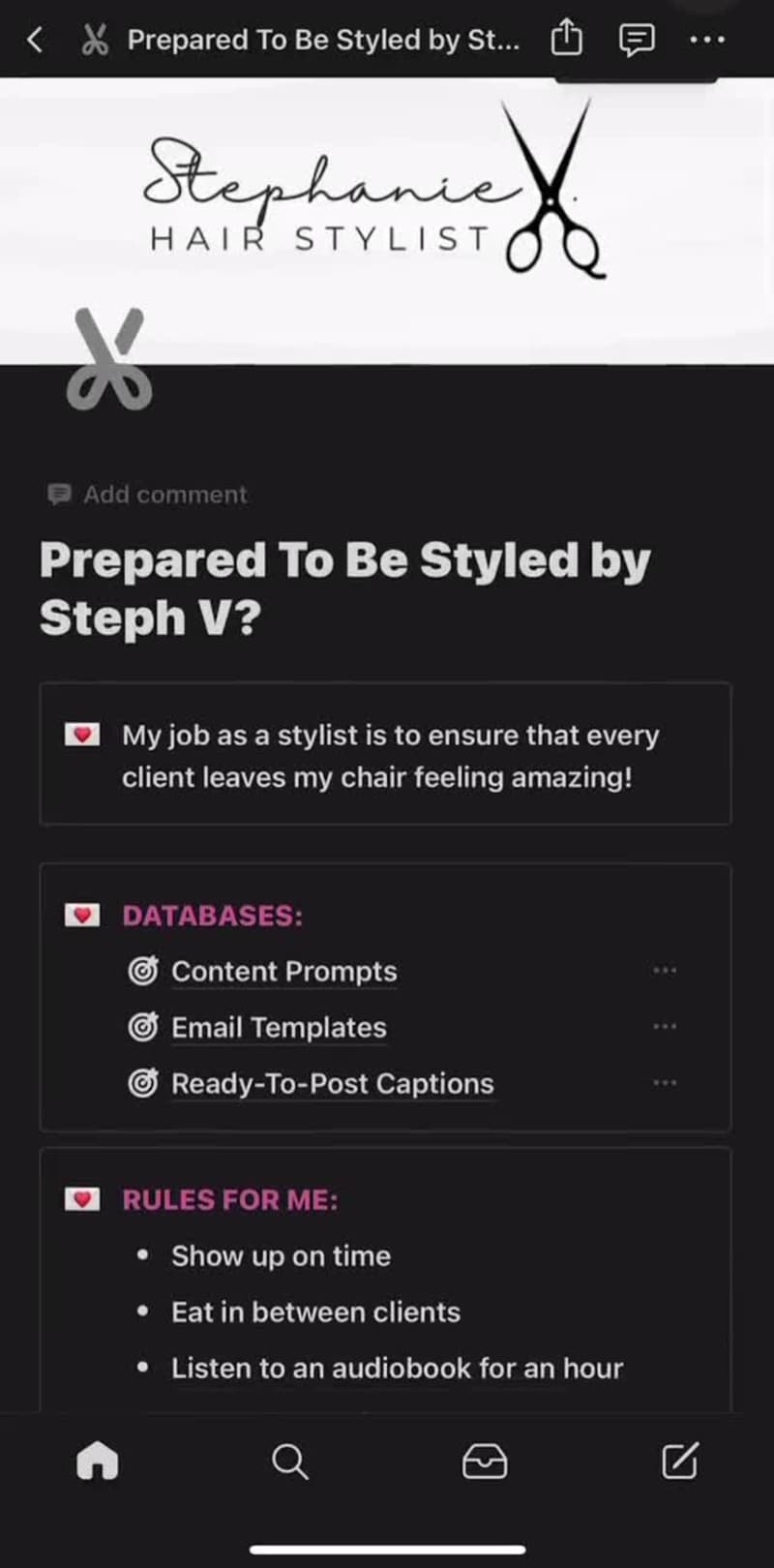 Cover image for Branded Notion For StyledbyStephV