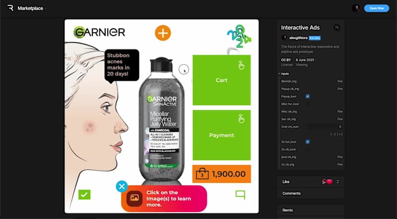 Cover image for Garnier Interactive Web Banner