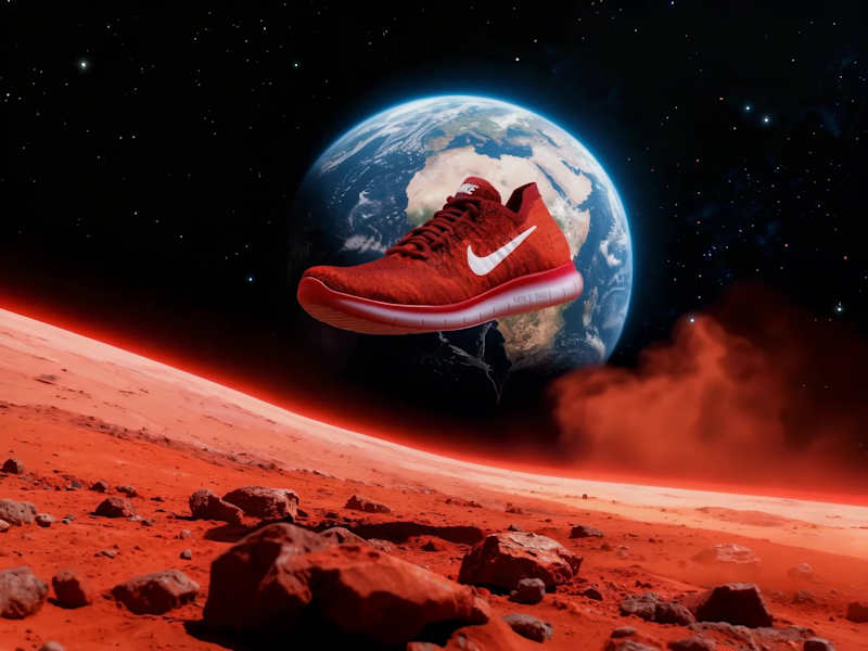 Cover image for Nike Shoe Ad Campaign Concept (Kling 2.1 Master in FLORA)