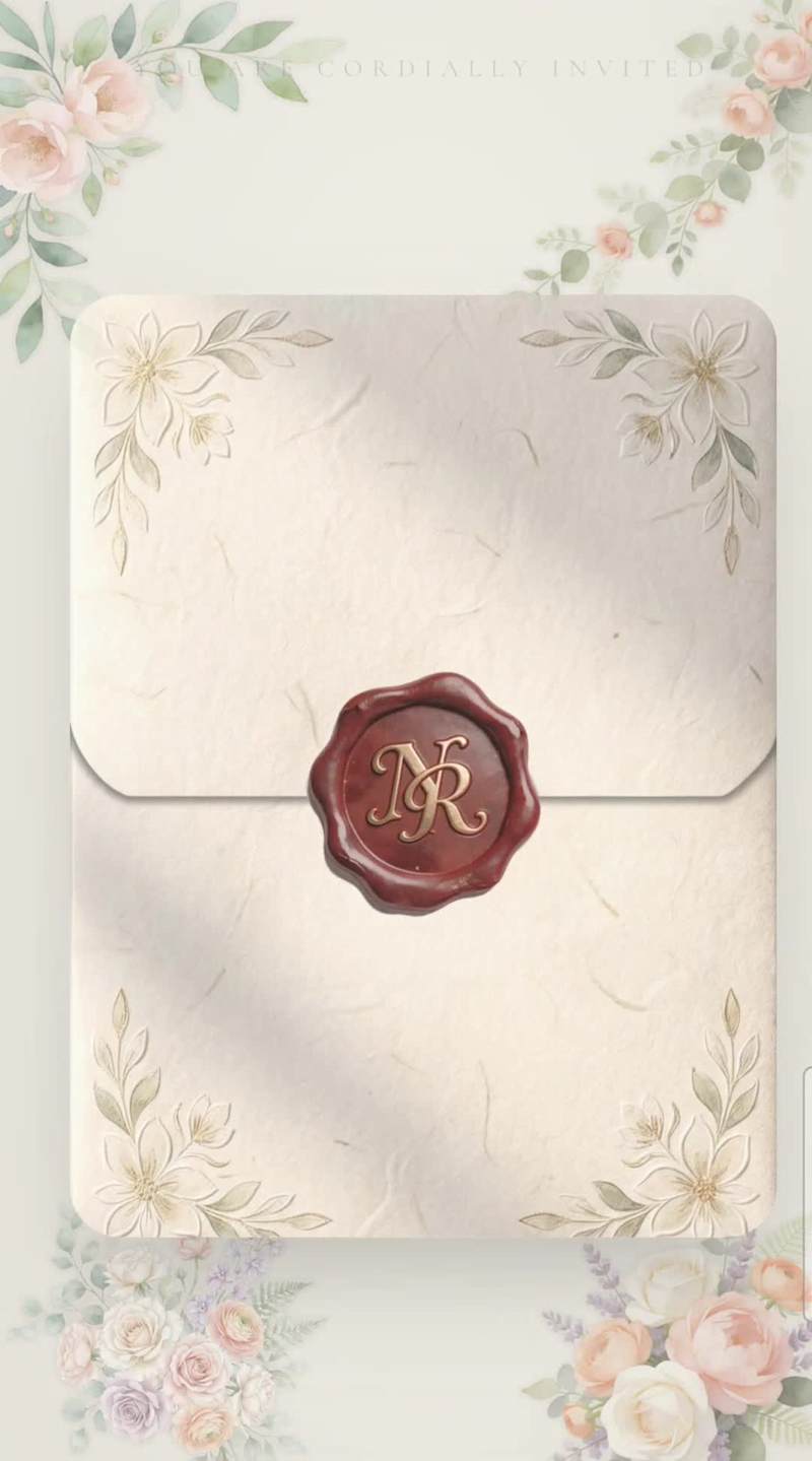 Cover image for Interactive Invitation card, variation 3.